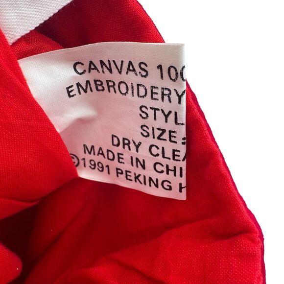 Needlepoint Stocking Christmas Angel Horn Gold Blue Red Imperial Elegance MEGAN - Picture 10 of 10